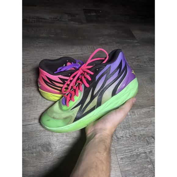 PUMA MB.02 Rick and Morty 377411-02 LaMelo Ball Men's Shoes US 8.5 - Picture 1 of 5